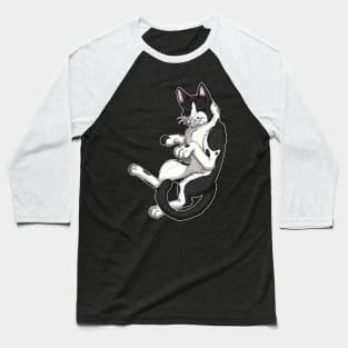 Black Bicolor Shorthair Baseball T-Shirt